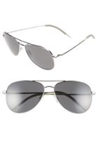 Women's Oliver Peoples 'kannon' 59mm Polarized Aviator Sunglasses - Silver