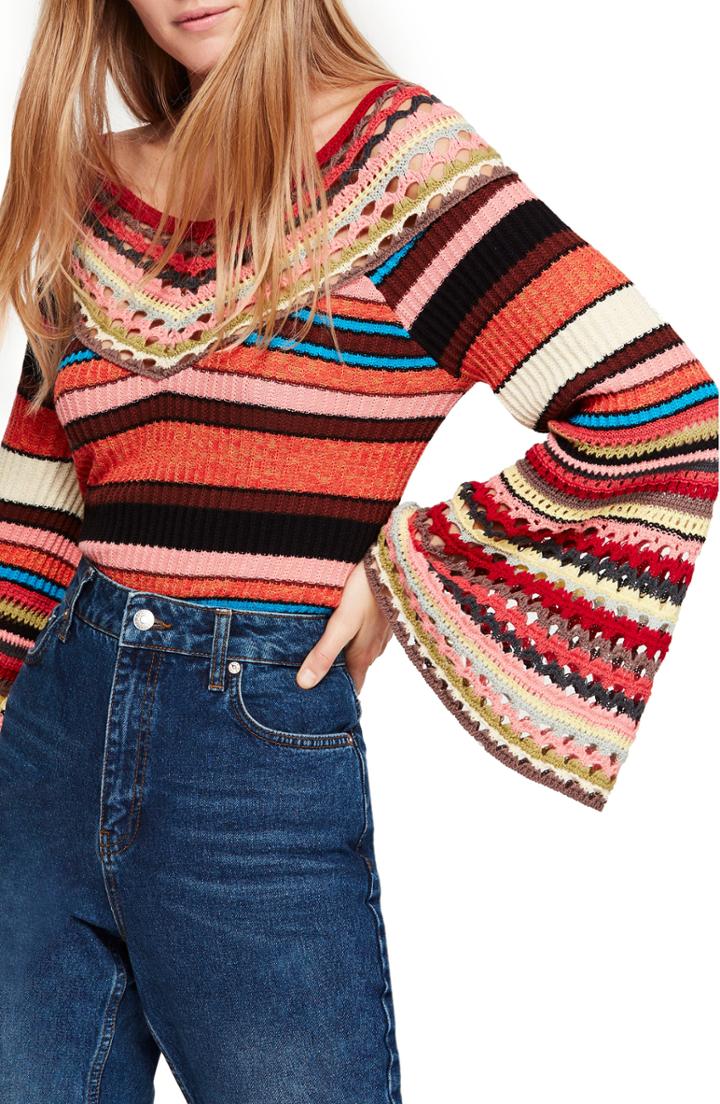 Women's Free People Heart & Soul Sweater - Red