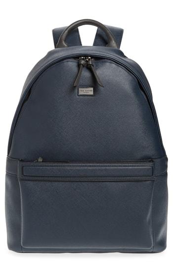 Men's Ted Baker London Crossgrain Backpack - Blue