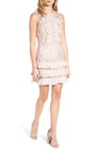 Women's Parker Zahara Lace Silk Sheath Dress - Pink