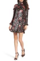 Women's Ali & Jay Falling Hard Print Velvet Minidress - Black