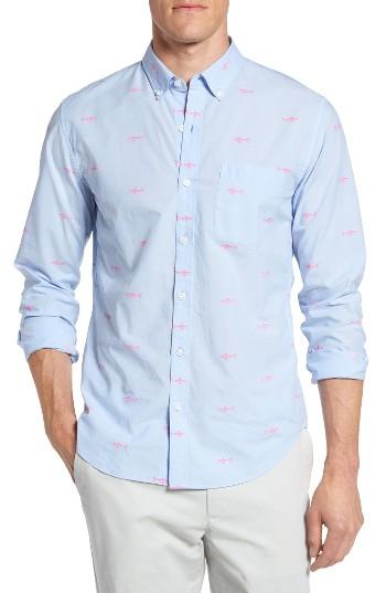 Men's Bonobos Slim Fit Summerweight Shark Print Sport Shirt