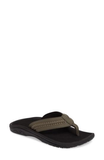 Men's Olukai 'hokua' Flip Flop M - Grey