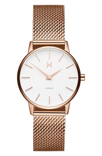 Women's Mvmt Avenue Lexington Mesh Strap Watch, 28mm