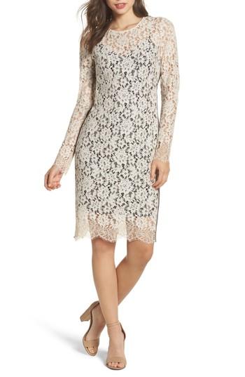 Women's Vince Camuto Lace Sheath Dress - Ivory