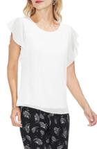 Women's Vince Camuto Sparkle Stripe Blouse, Size - White