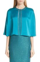 Women's St. John Evening Liquid Crepe Cape - Blue
