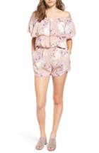 Women's Mimi Chica Ruffle Off The Shoulder Romper