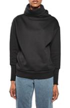 Women's Topshop Boutique Diana Cowl Sweatshirt Us (fits Like 10-12) - Black