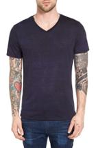 Men's The Rail Burnout V-neck T-shirt - Black