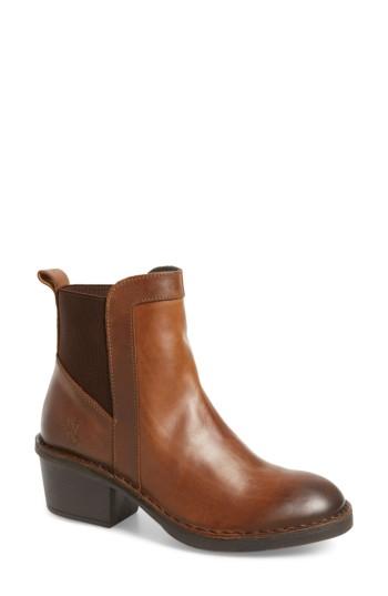 Women's Fly London Dicy Bootie .5-8us / 38eu - Brown