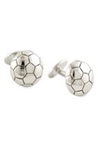 Men's David Donahue 'soccer' Sterling Silver Cuff Links