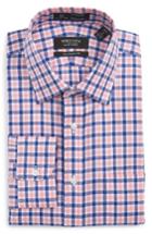 Men's Nordstrom Men's Shop Smartcare(tm) Traditional Fit Check Dress Shirt .5 34 - Pink