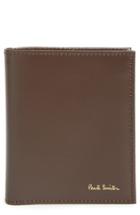 Men's Paul Smith Calfskin Leather Bifold Wallet -