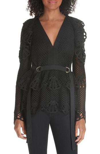 Women's Self-portrait Crochet Top