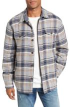 Men's True Grit Summit Plaid Faux Shearling Lined Shirt Jacket