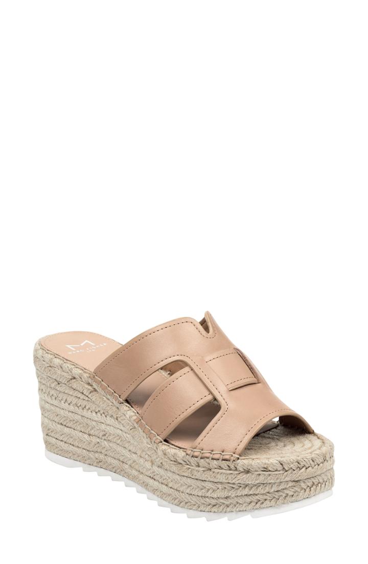 Women's Marc Fisher Ltd Robbyn Espadrille Wedge Sandal M - Beige