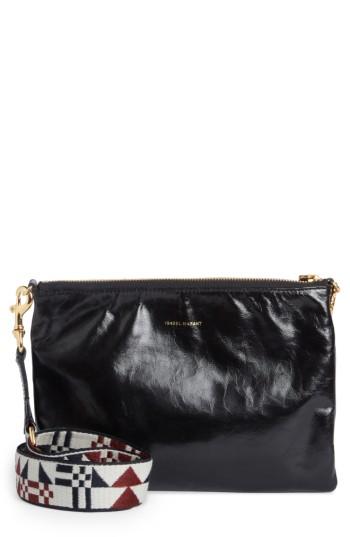 Isabel Marant Nessah Convertible Crossbody Clutch - Black