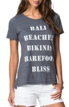 Women's O'neill Bali Bliss Tee - Grey