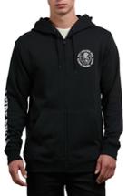 Men's Volcom Pipe Pro Seal Graphic Zip Hoodie - Black