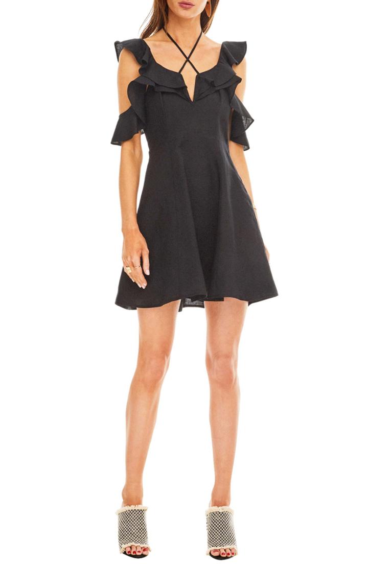 Women's Ted Baker London Delphin Printed Collar Shirtdress