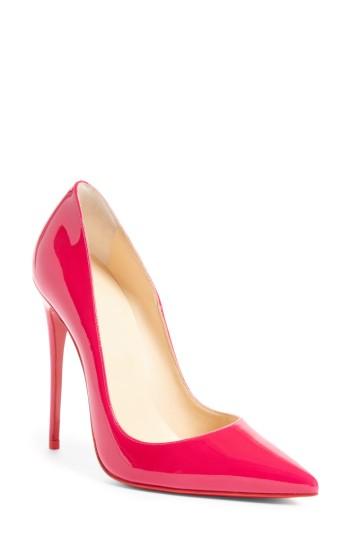 Women's Christian Louboutin 'so Kate' Pointy Toe Pump Us / 36eu - Pink