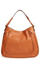 Sole Society Rema Faux Leather Shoulder Bag - Brown