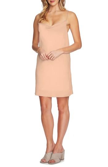 Women's 1.state Cowl Neck Slipdress, Size - Orange