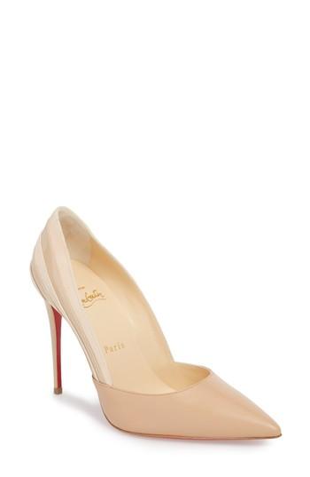 Women's Christian Louboutin Super Multi Media Pump Us / 34eu - Beige