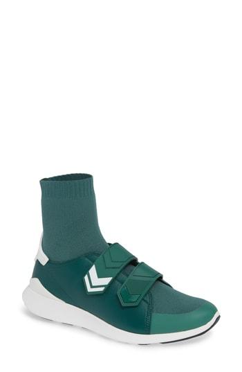 Women's Tory Sport Chevron Sock Sneaker M - Green