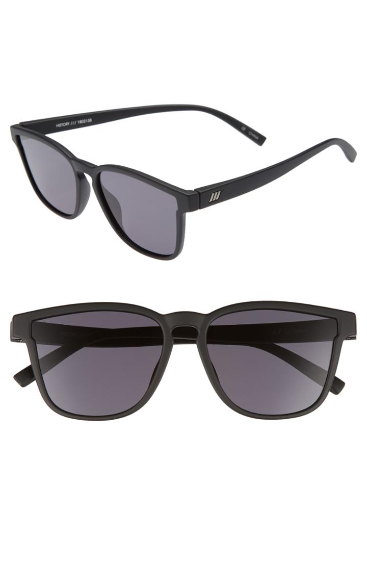 Women's Le Specs History 53mm Modern Rectangle Sunglasses -