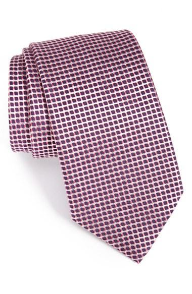 Men's Ermenegildo Zegna Check Silk Tie