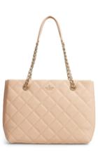 Kate Spade New York Emerson Place - Allis Leather Tote - Beige
