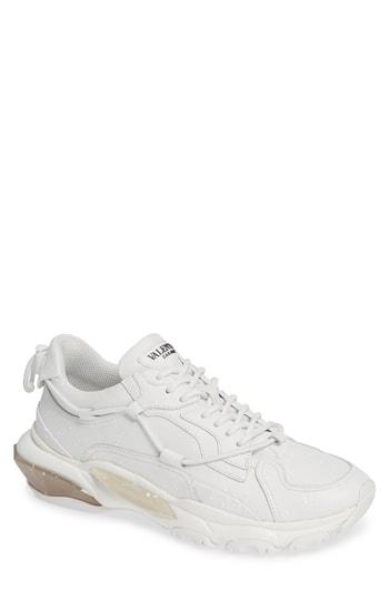 Men's Valentino Garavani Bounce Paint Splatter Sneaker Us / 39eu - White