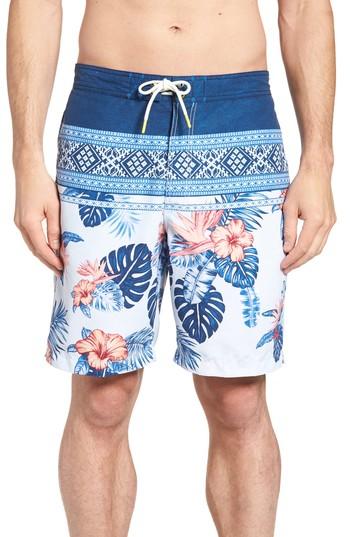 Men's Tommy Bahama Baja Casa Rosa Board Shorts - Blue