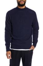 Men's Ymc Mock Neck Wool Sweater - Blue