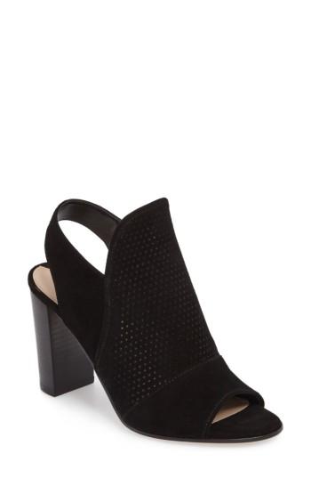 Women's Via Spiga Gaze Block Heel Sandal M - Black