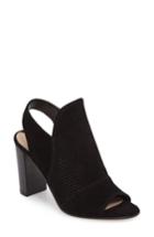 Women's Via Spiga Gaze Block Heel Sandal M - Black