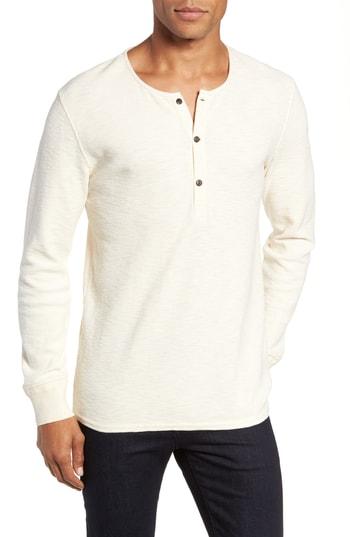 Men's Frye Matthew Knit Henley - Ivory
