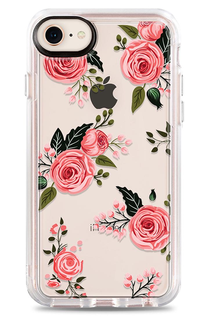 Casetify Pink Floral Grip Iphone 7/8 & 7/8 Case -