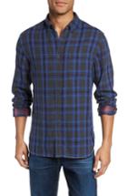 Men's Surfside Supply Plaid Sport Shirt, Size - Blue