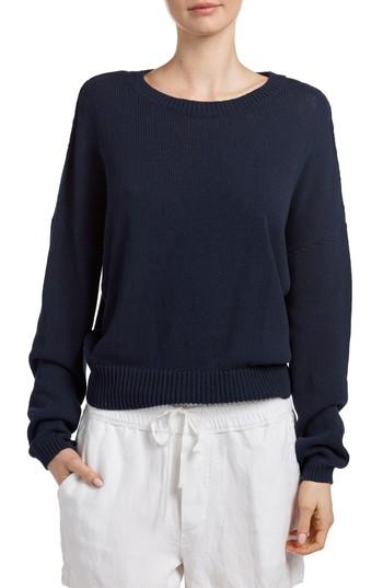 Women's James Perse Drop Shoulder Sweater - Blue