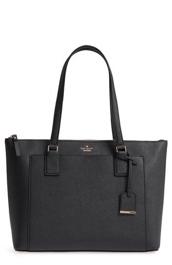 Kate Spade New York Cameron Street - Audrey Leather Tote - Black