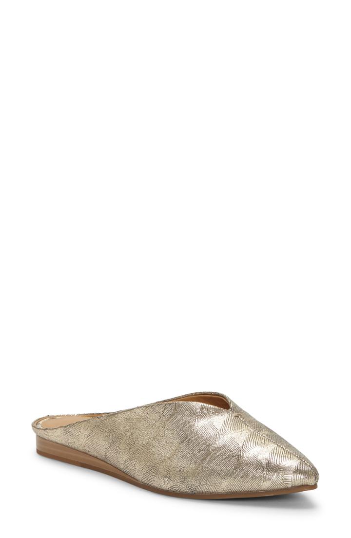 Women's Lucky Brand Barbora Pointy Toe Mule M - Metallic