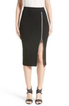 Women's Michael Kors Zip Slit Pencil Skirt - Black