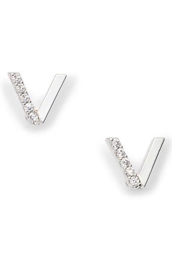 Women's Estella Bartlett V-shape Cubic Zirconia Earrings