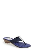 Women's Love And Liberty 'summer' Thong Sandal M - Blue