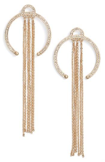 Women's Ettika Open Hoop Drop Earrings