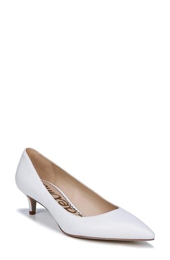 Women's Sam Edelman Dori Pump .5 M - White