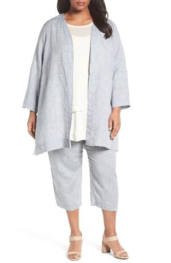 Women's Eileen Fisher Organic Handkerchief Linen Jacket